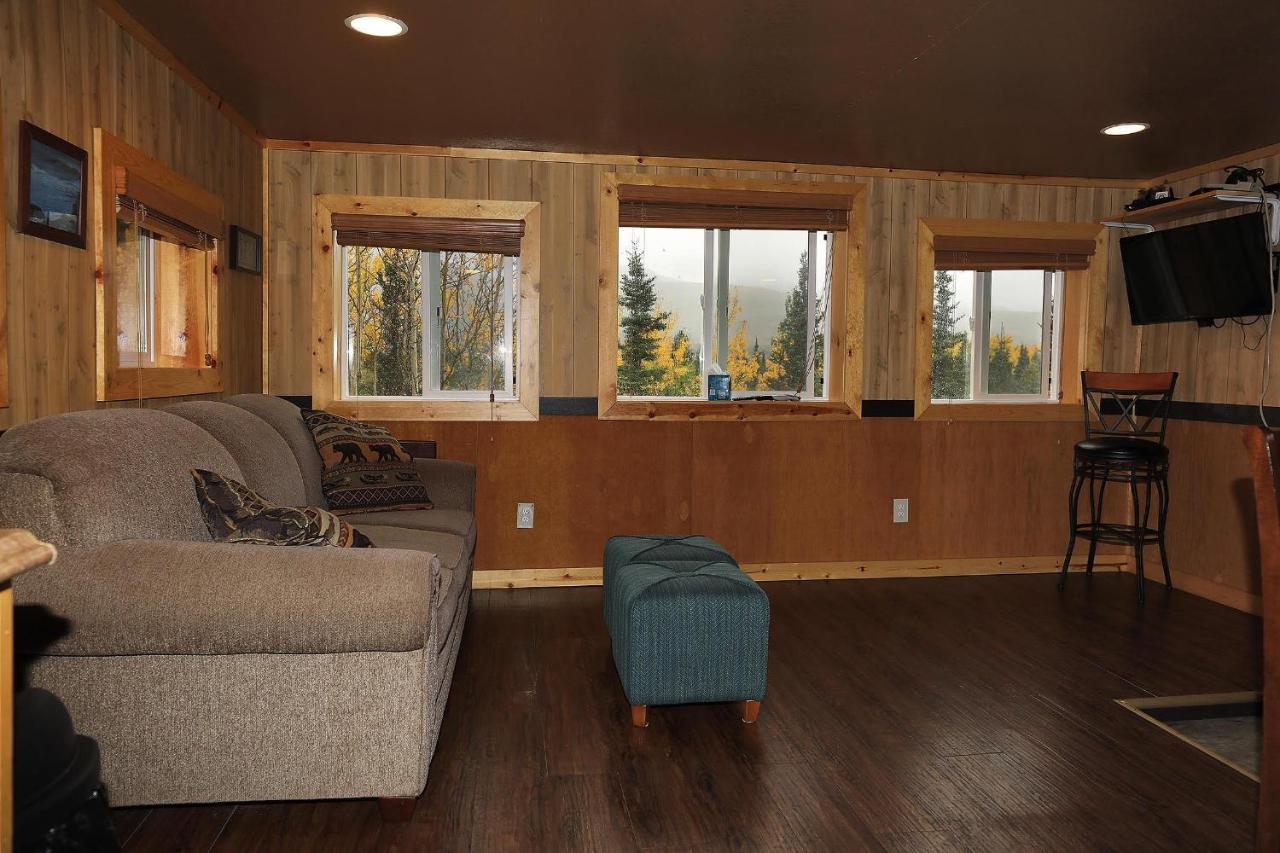Modern Log Cabin Denali Park Eksteriør billede